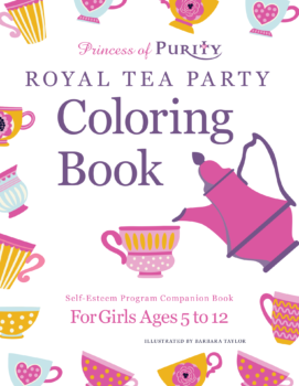 Royal Tea Party Coloring Book cover